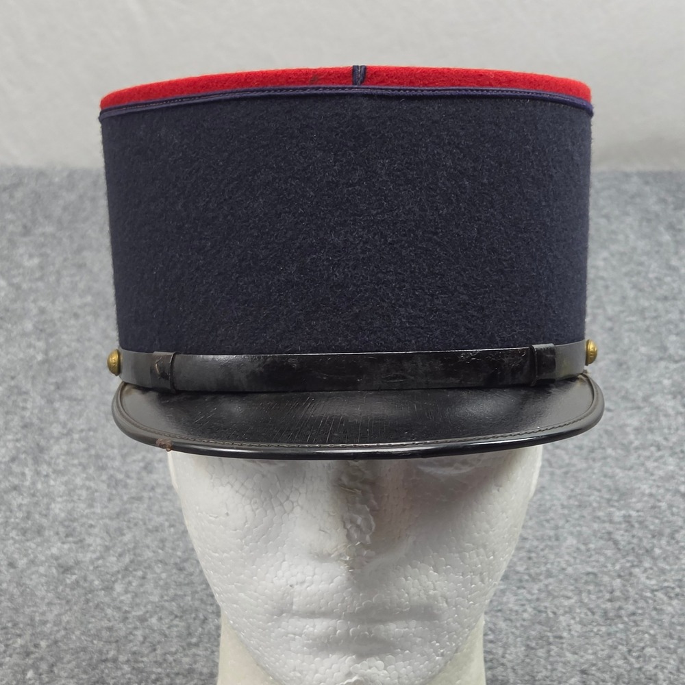 Vintage Ets E Cholet Marseille French Military Kepi Hat Cap 58 1/2 Militaria 50s
